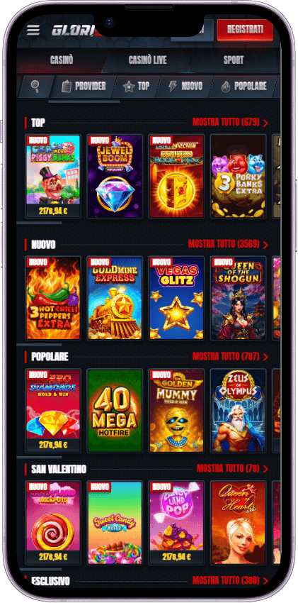 Glorian Casino Giochi